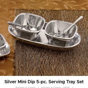 5 piece mini condiment set New